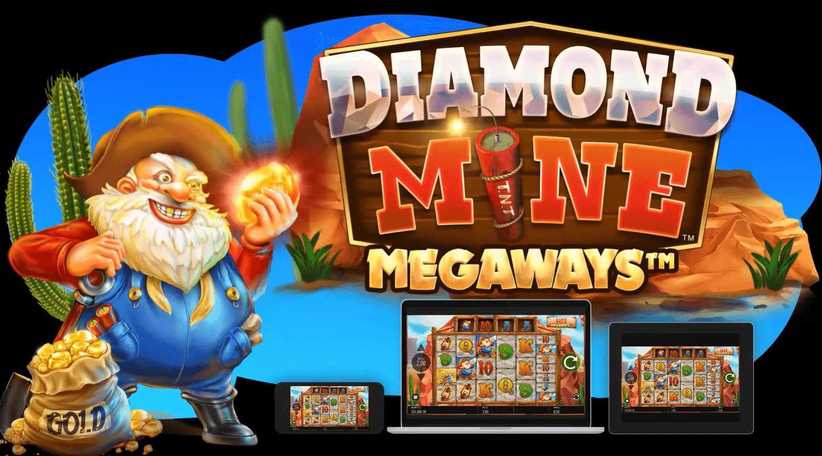 Diamond Mine MegaWays (ダイヤモンドマインメガウェイズ)