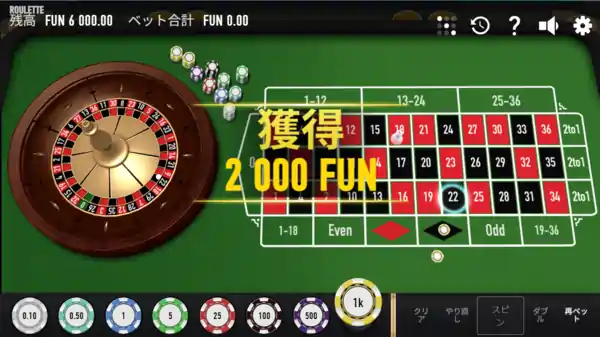 オンラインカジノの種類ルーレット